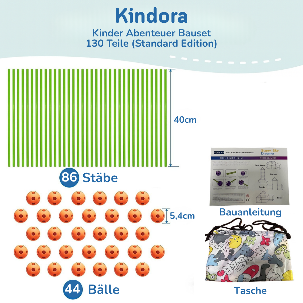 Kindora - Kinder Abenteuer Bauset
