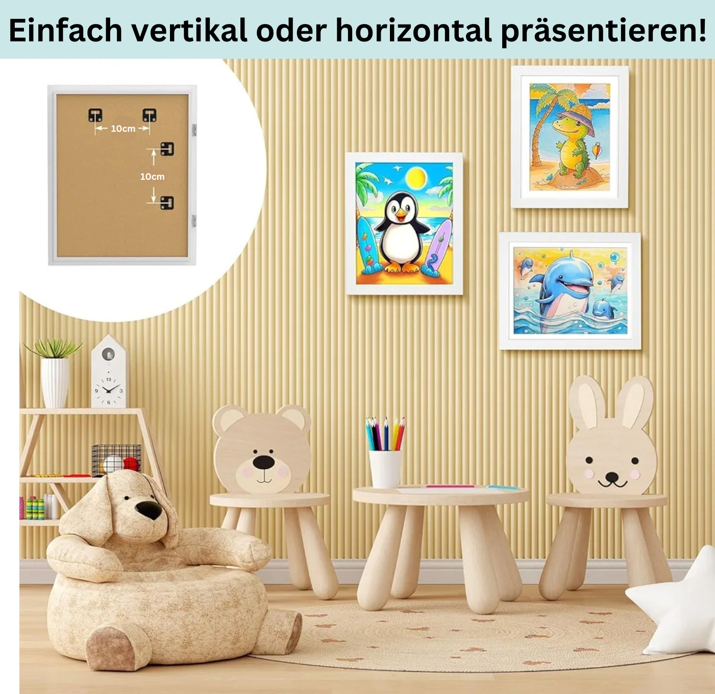 Kindora - Kinder Kunstrahmen